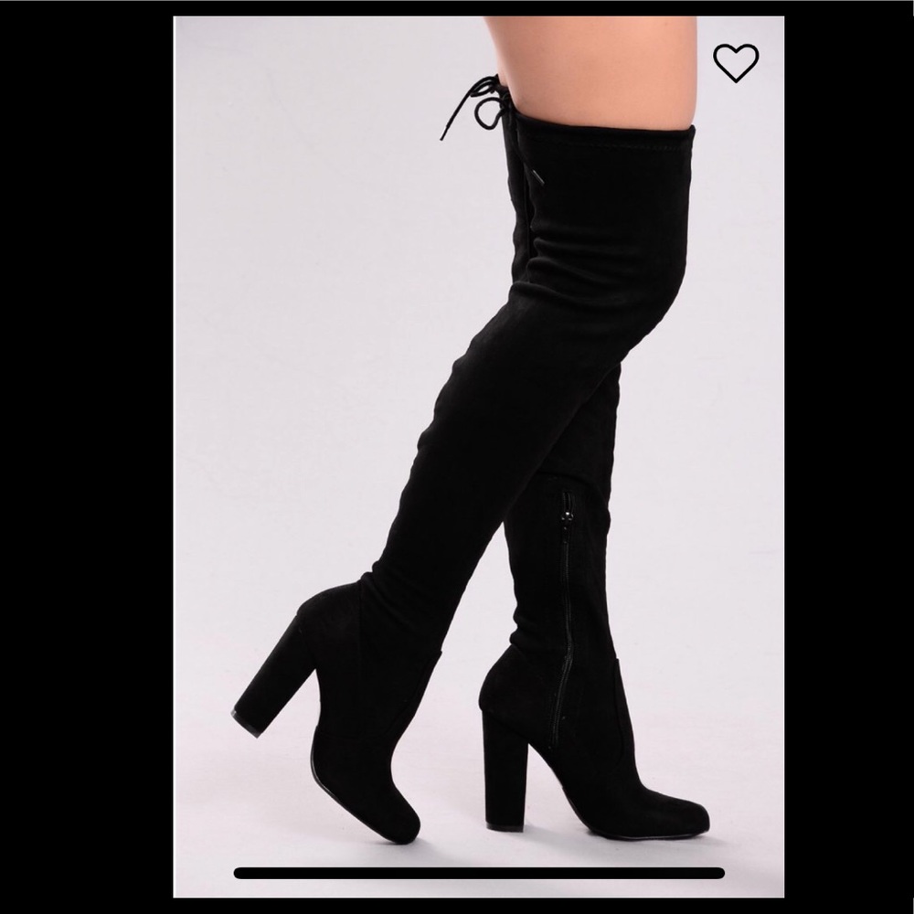 Pretty in thigh high boots